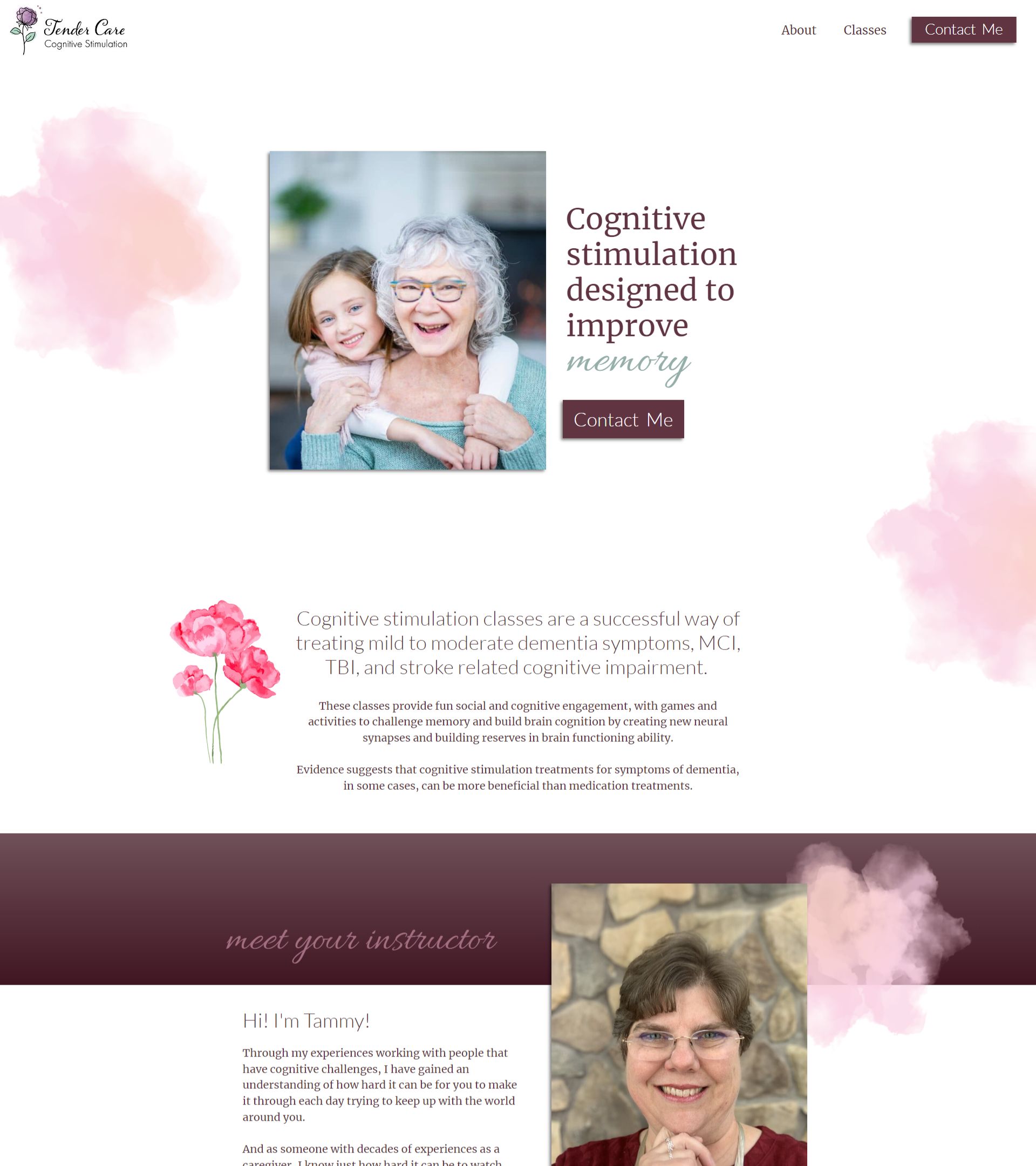 Tender Care Cognitive Stimulation Homepage | Tri-Cities Washington